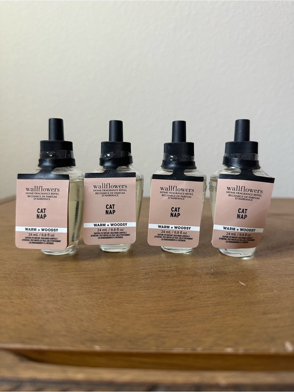 X4 bath and body works CAT NIP wallflower scent refills NEW